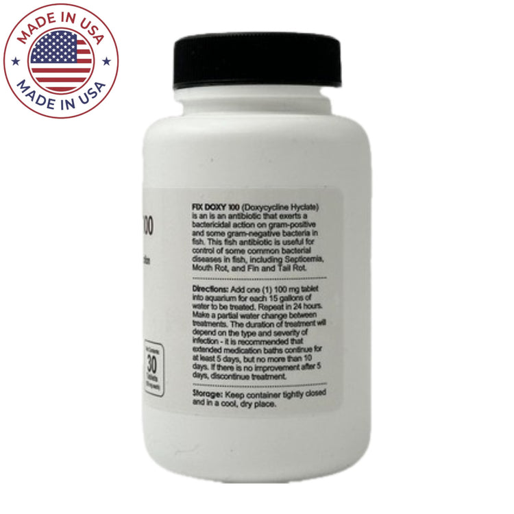 Fish Antibiotics Doxycycline - Doxycycline 100mg 30 Capsules | eFishAntibiotics