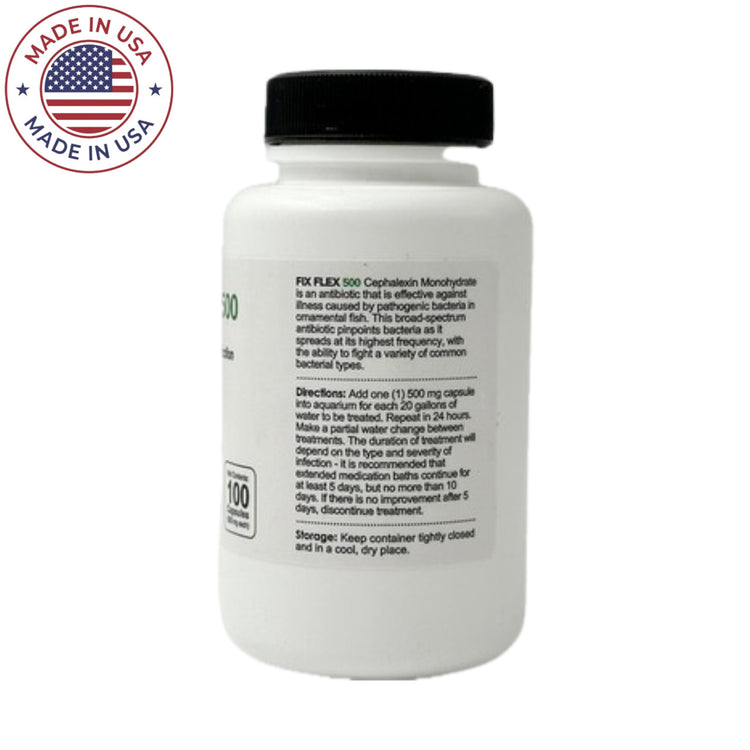 Fish Flex Forte - Cephalexin 500mg 100 Capsules | eFishAntibiotics