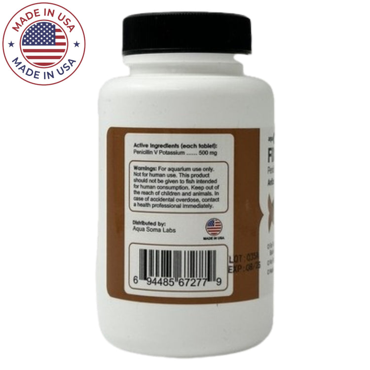 Fish Pen 500mg - Penicillin 30 Tablets | eFishAntibiotics