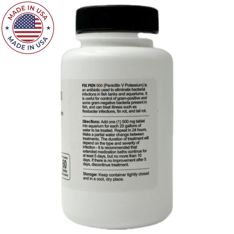 Fish Pen 500mg - Fish Penicillin 60 Tablets