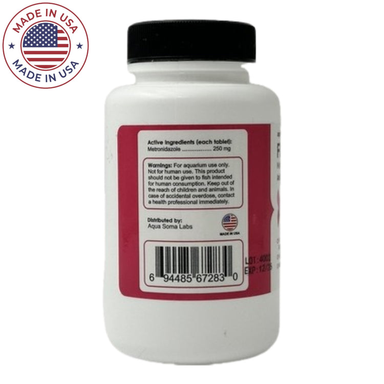 Fish Zole - Metronidazole 250mg 60 Tablets | Fish Antibiotics | eFishAntibiotics