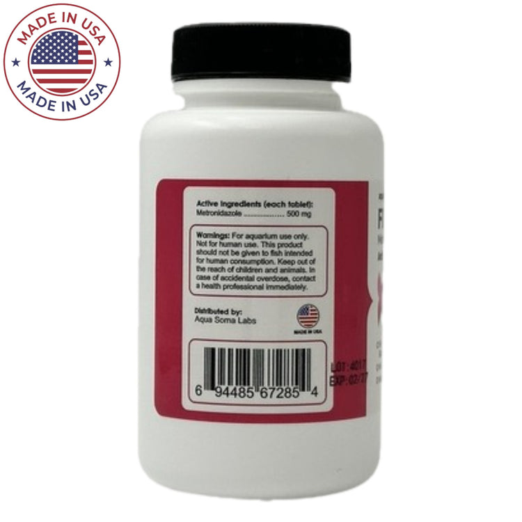 Fix Zole Forte - Fish Metronidazole 500 mg 60 Tablets | Fish Antibiotics | eFishAntibiotics
