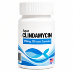 Aquarium Clindamycin 150mg bottle fish antibiotic 100 capsules