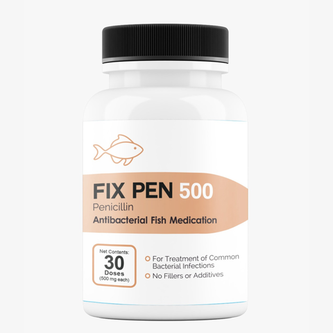 Fish Pen penicillin 500mg 30 tablets bactericidal aquarium fish antibiotic