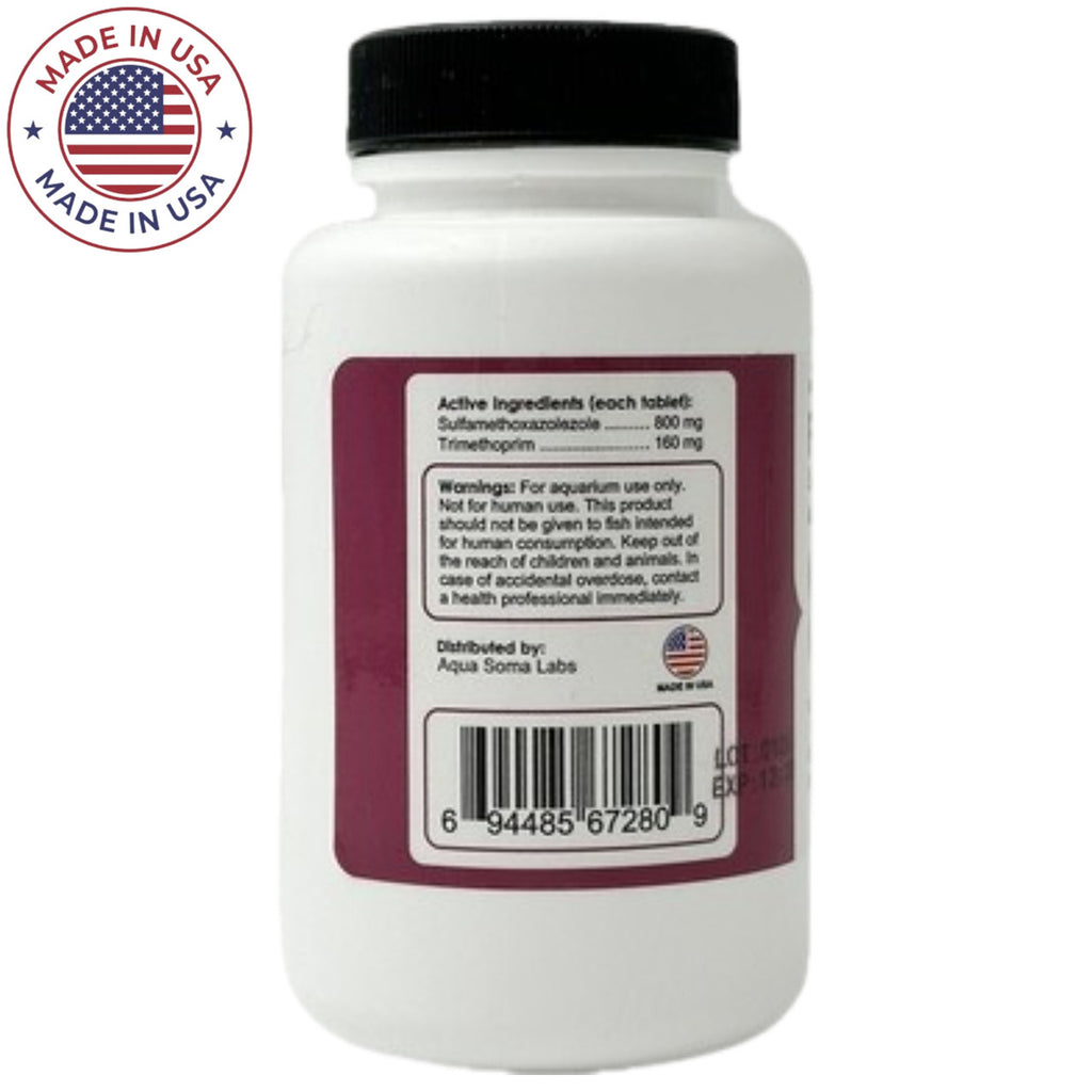 Fish Sulfa - Sulfamethoxazole 800mg Trimethoprim 160mg 60 Tablets | eFishAntibiotics