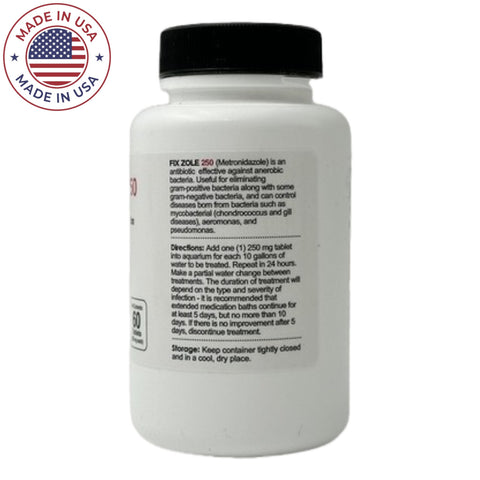 Fish Zole – Metronidazole 250mg 60 Tablets