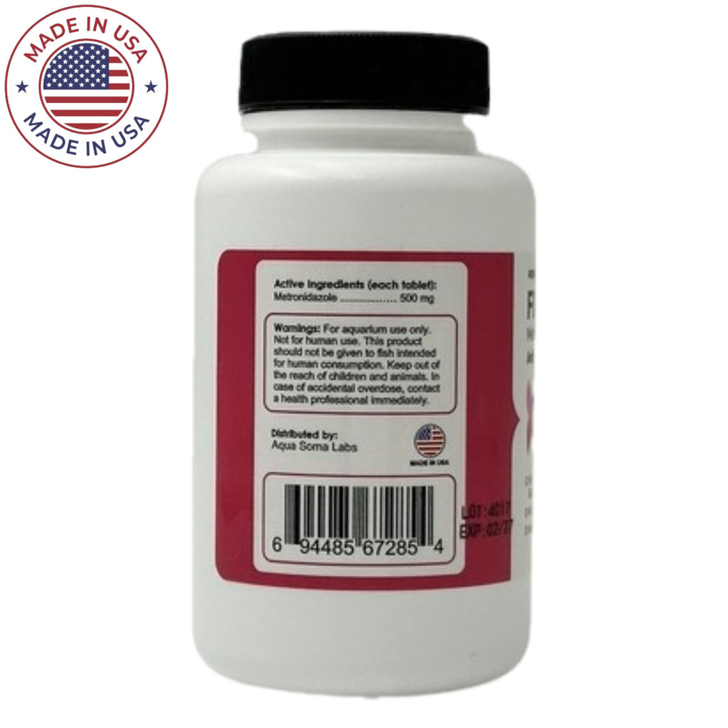 Fix Zole Forte - Fish Metronidazole 500 mg 60 Tablets | Fish Antibiotics | eFishAntibiotics
